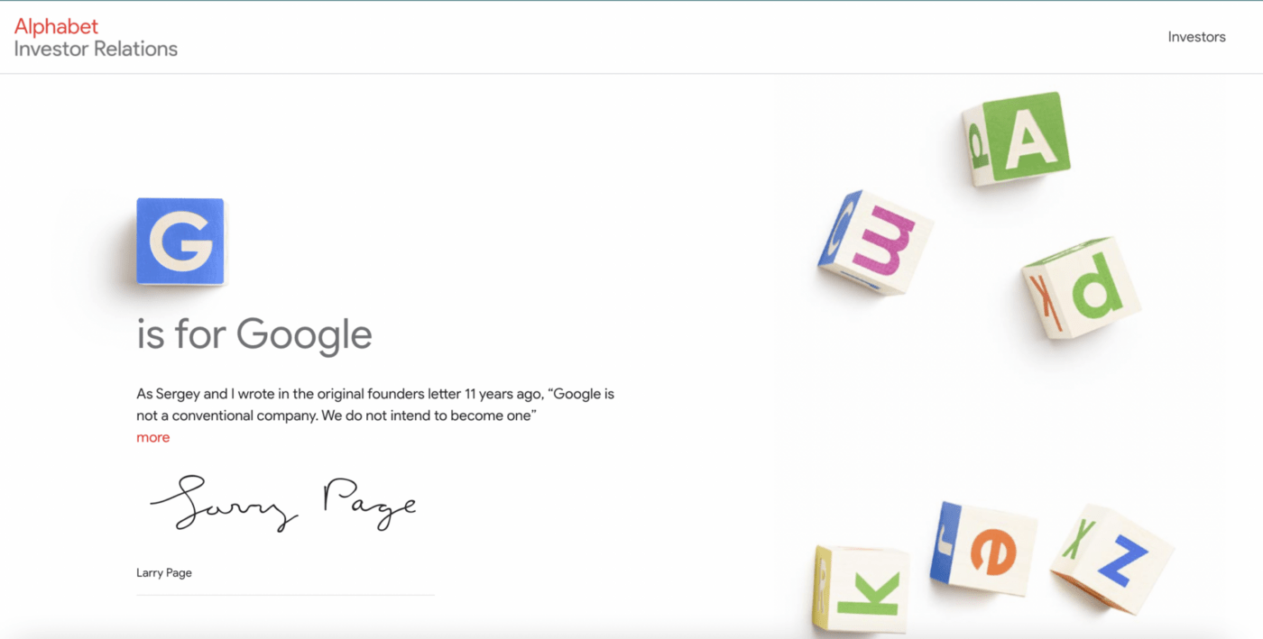 Google Alphabet